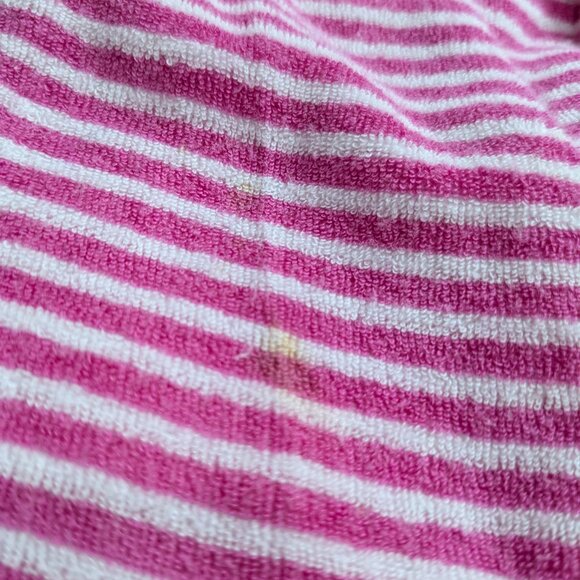 Ralph Lauren Girl's Terry Cloth Romper, Pink White, Size Medium 8-10, Strapless - Picture 13 of 16